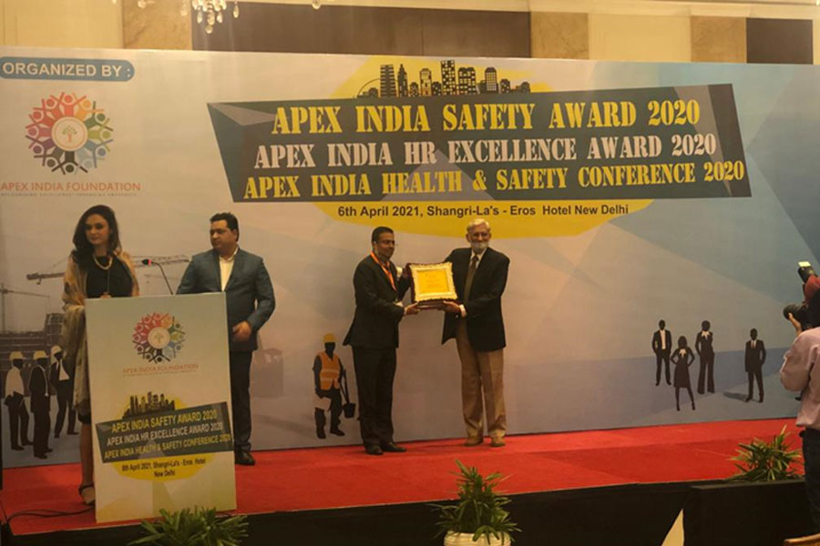 APEX India Safety Award 2020